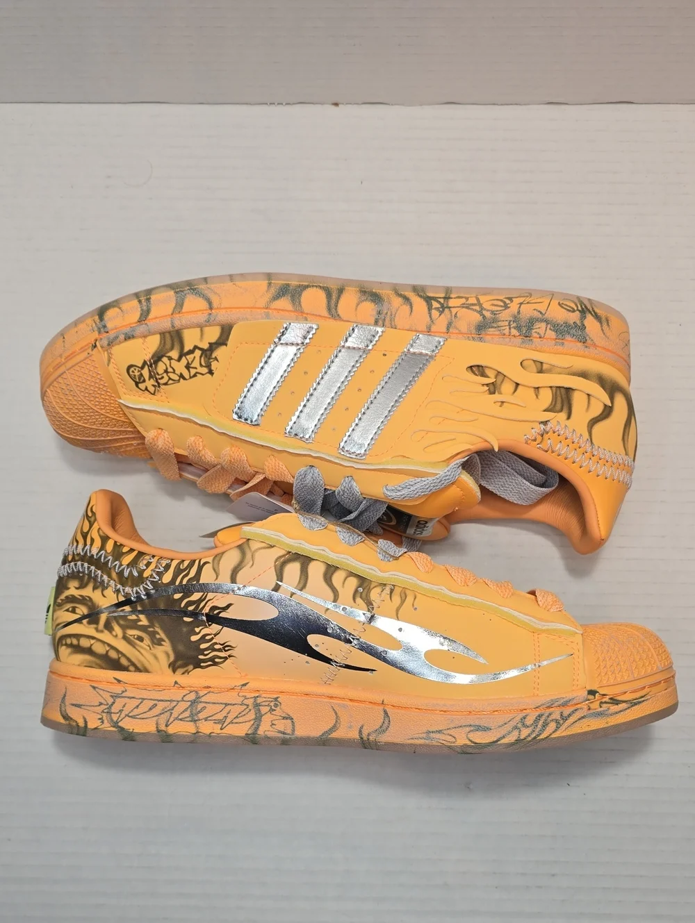 Adidas Superstar Hellstar Hazy Orange LA1501 - Picture 7 of 10